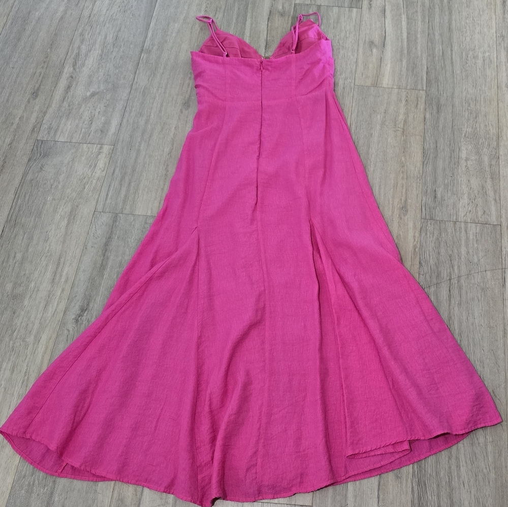 Hello Molly Unspoken Desire Maxi Dress - Hot Pink - Size Medium - Picture 7 of 12